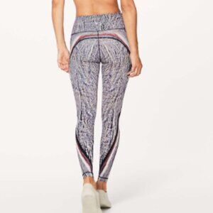 Lululemon Wunder Under Hi-Rise Tight Nulux SIZE 10 Polychromatic Multi Black